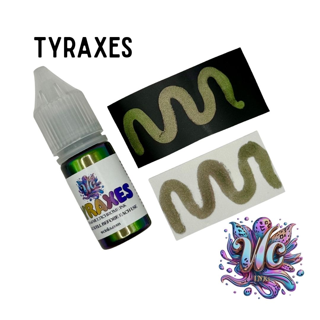 Tyraxes MultiChrome Alcohol Ink – Green Purple Color-Shift | WC Inks