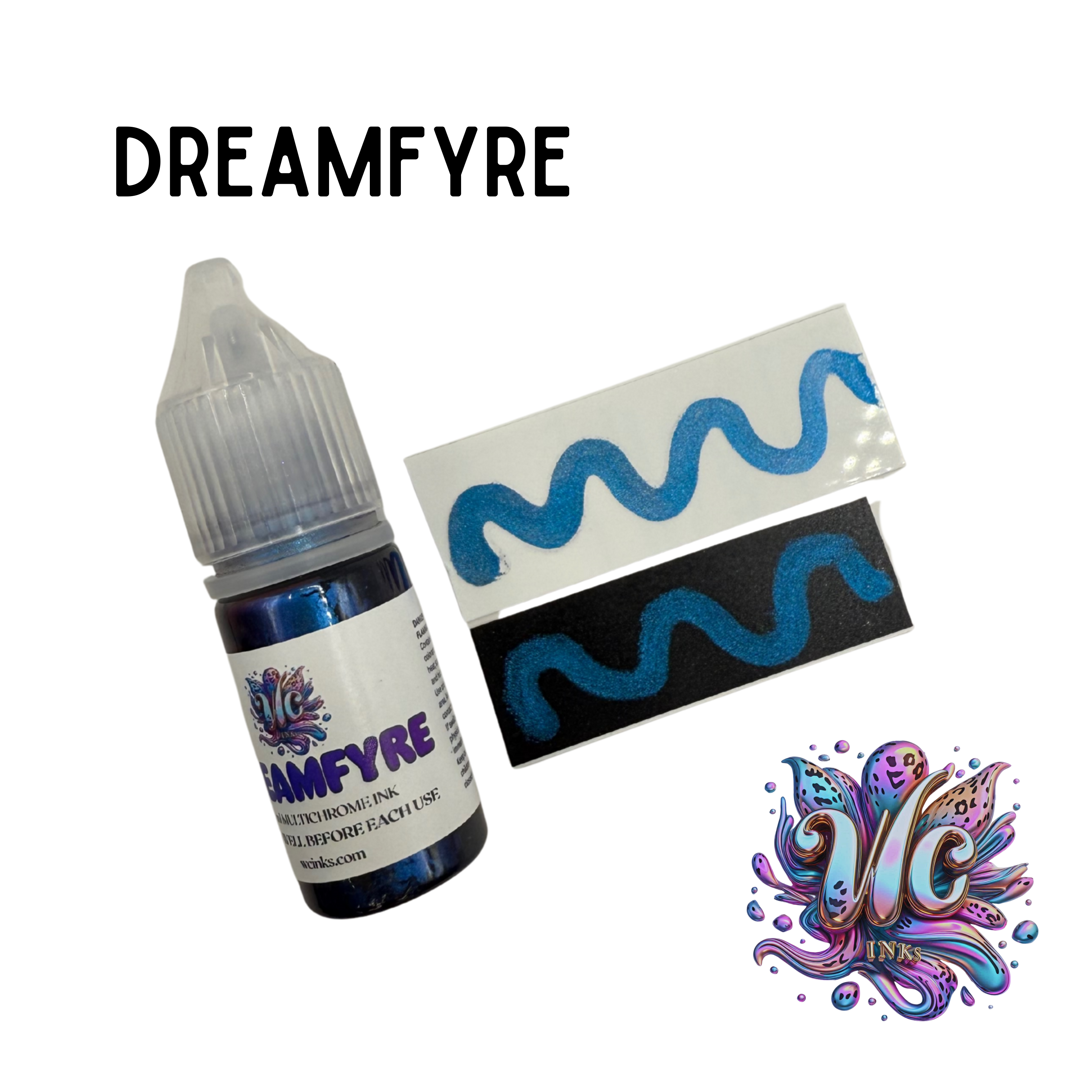 Dreamfyre MultiChrome Alcohol Ink – Blue Purple Color-Shift | WC Inks