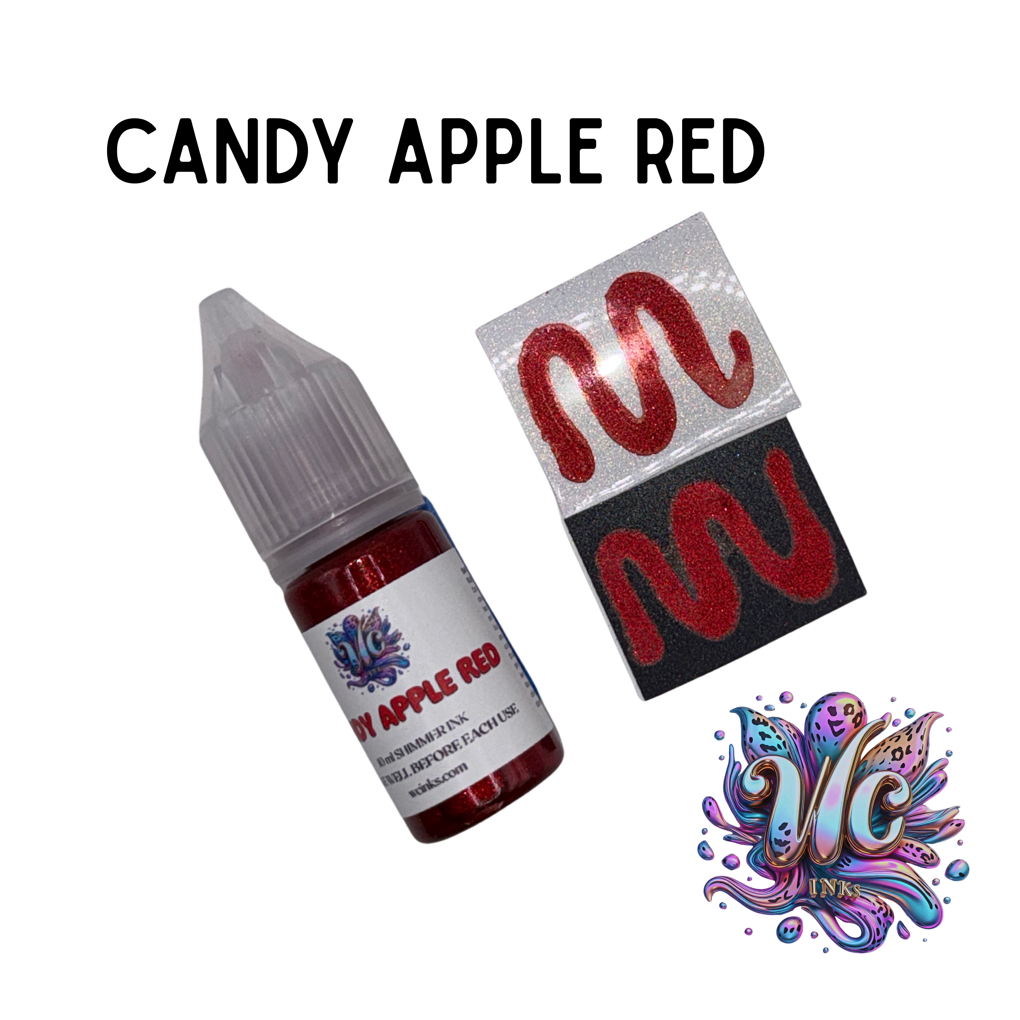 Candy Apple Red Alcohol Ink – Red Metallic Ink | WC Inks