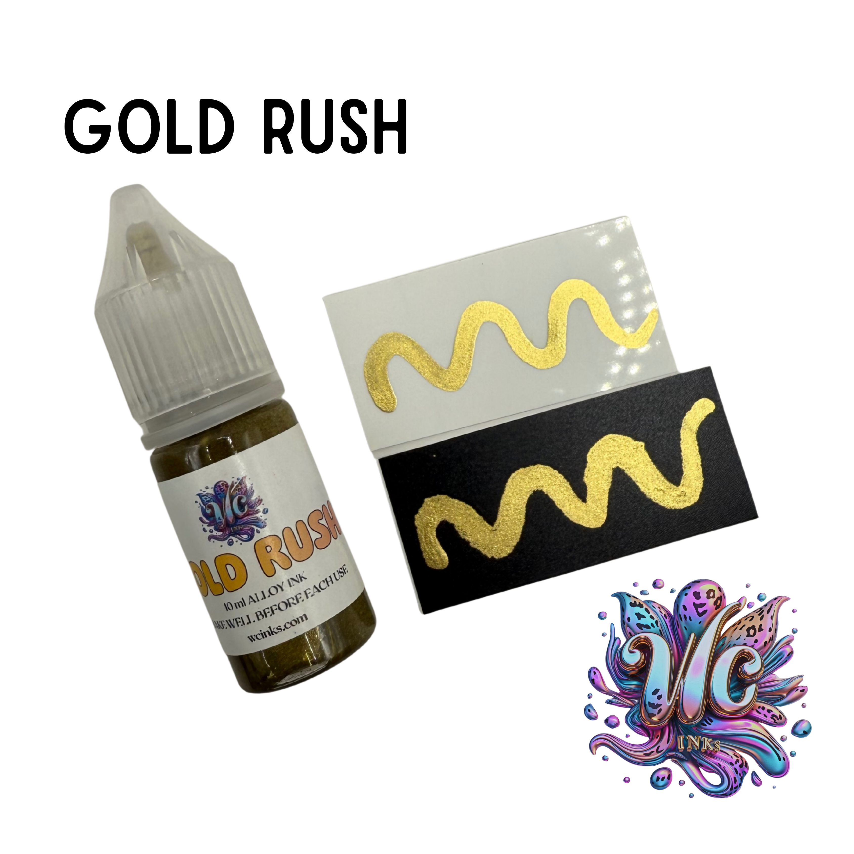 Gold Rush Alloy Alcohol Ink – Gold Alloy Ink | WC Inks